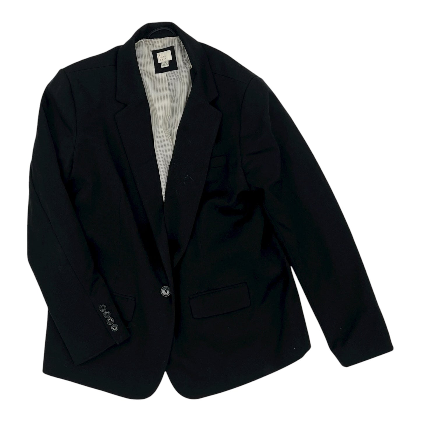 Blazer By A New Day In Black, Size:1X