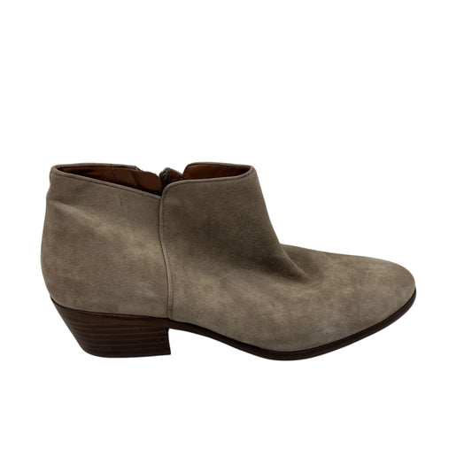 Boots Leather By Sam Edelman In Grey, Size:8.5