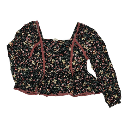 Blouse Ls By Easel In Floral Print, Size:L