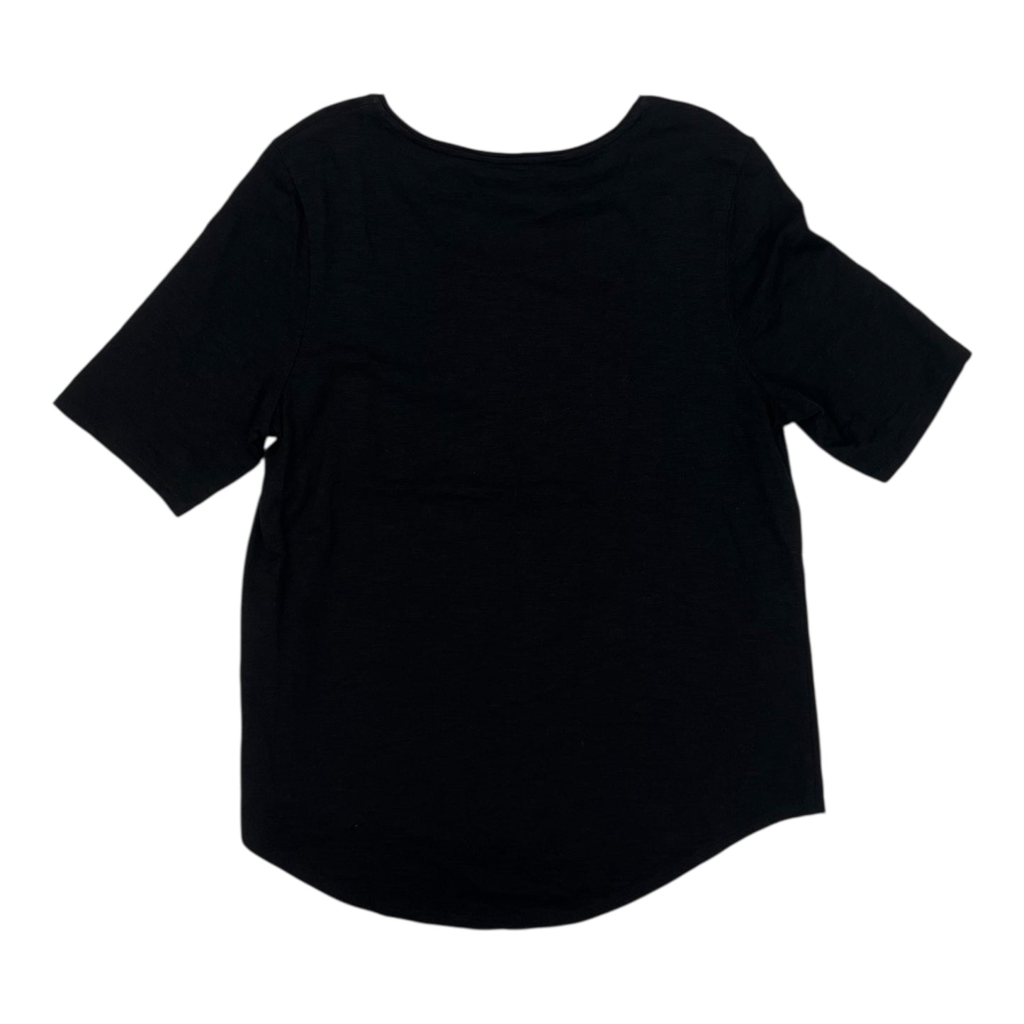Top Ss Basic By Chicos In Black, Size:L