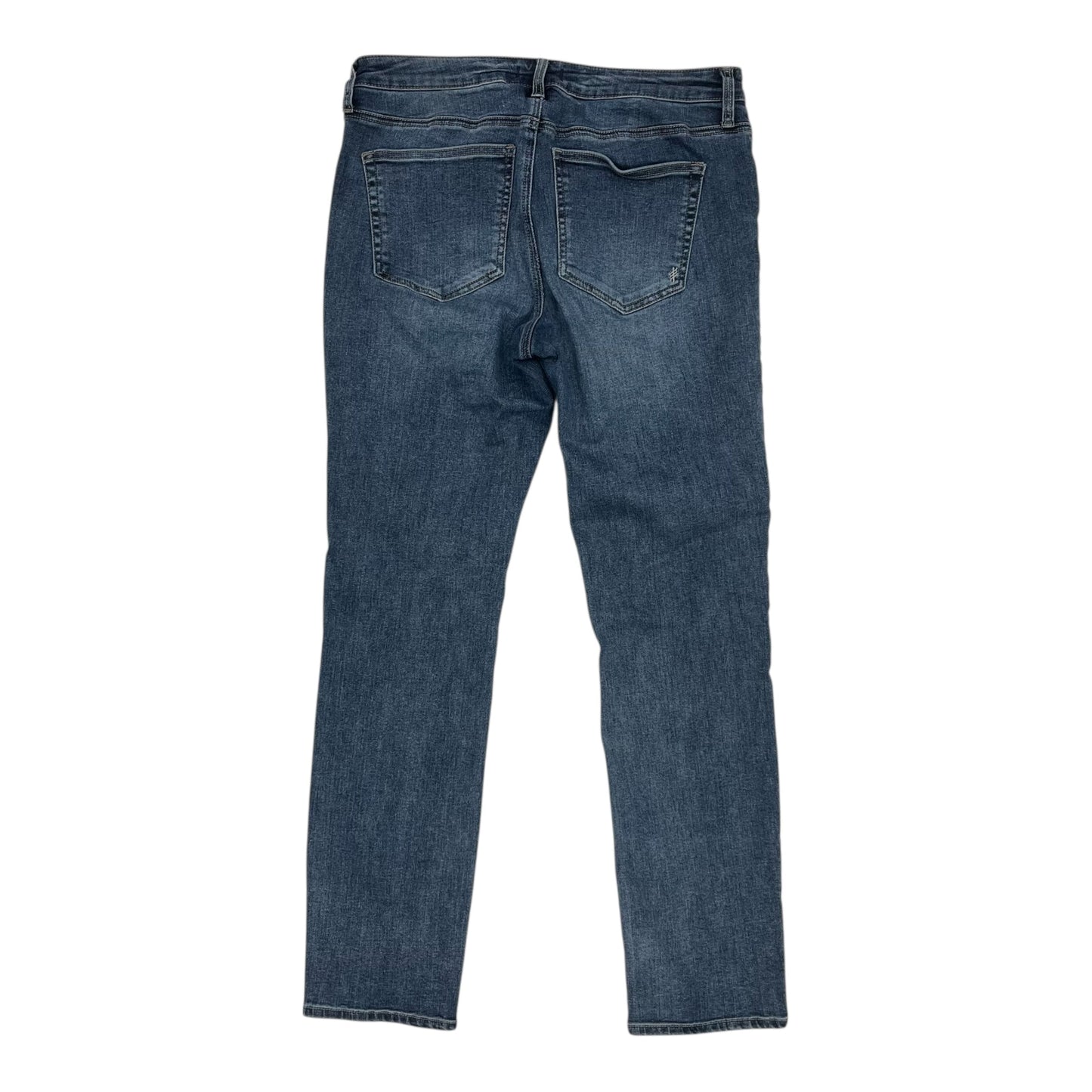 Jeans Straight By Silver In Blue Denim, Size:16