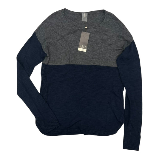 Sweater By Calia In Blue & Grey, Size:L