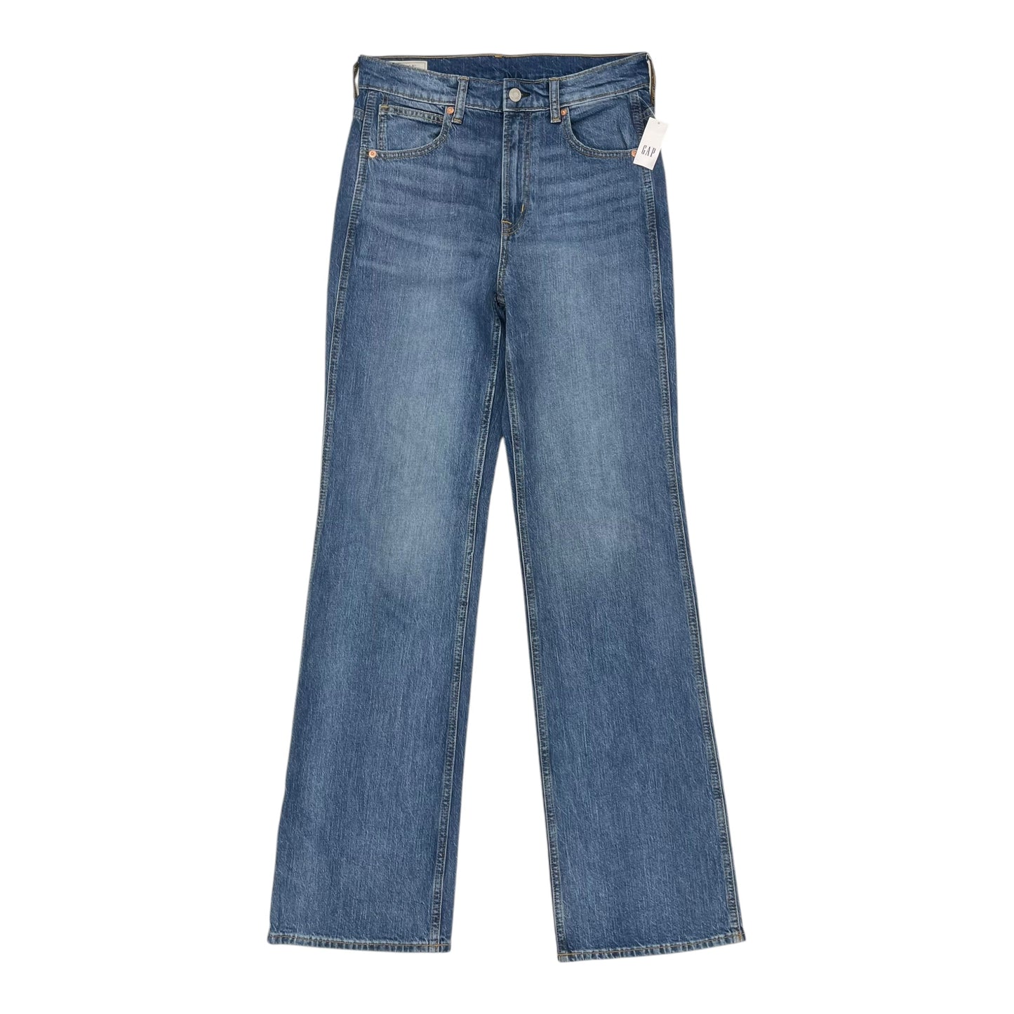 JEANS FLARED by GAP In BLUE DENIM, Size: 6L