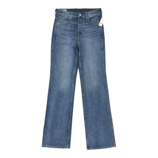 JEANS FLARED by GAP In BLUE DENIM, Size: 6L