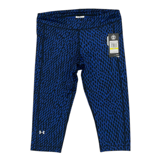 Athletic Leggings Capris By Under Armour In Blue, Size:L