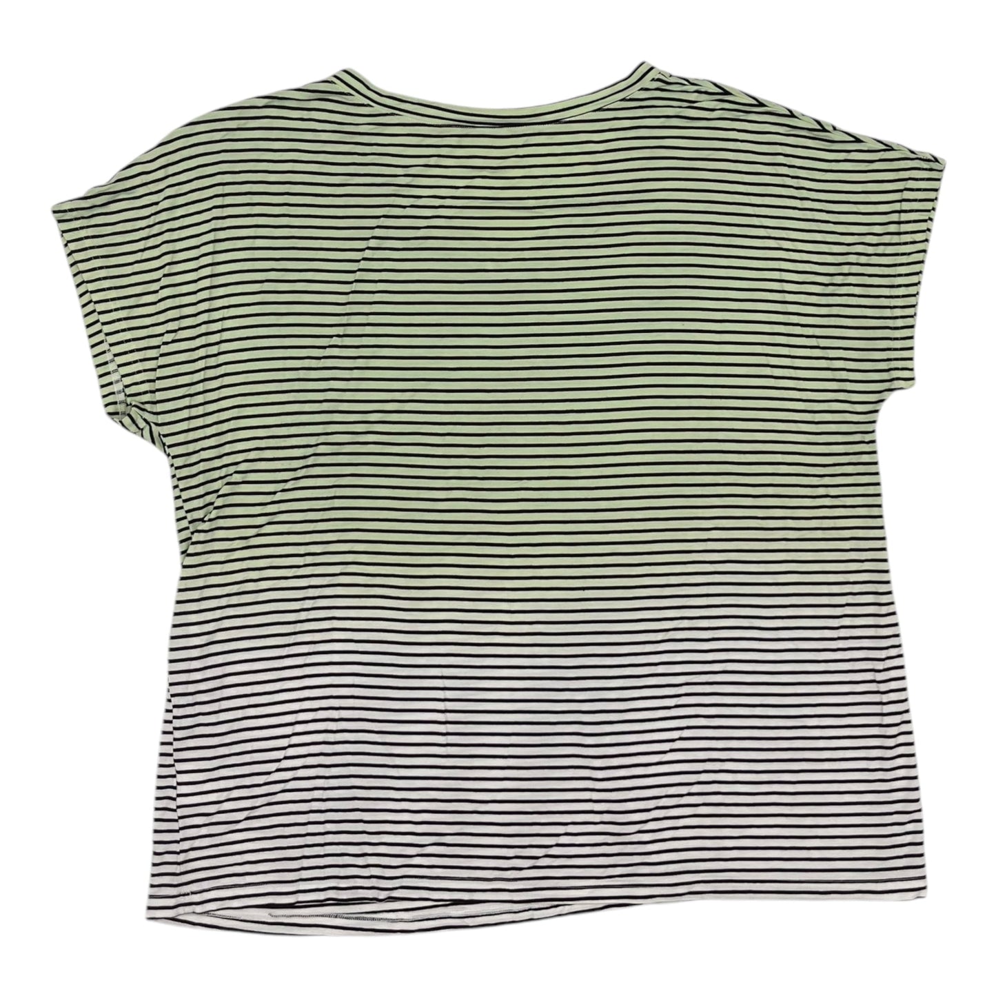 Top Ss Basic By Sew In Love In Black & Green, Size:2X