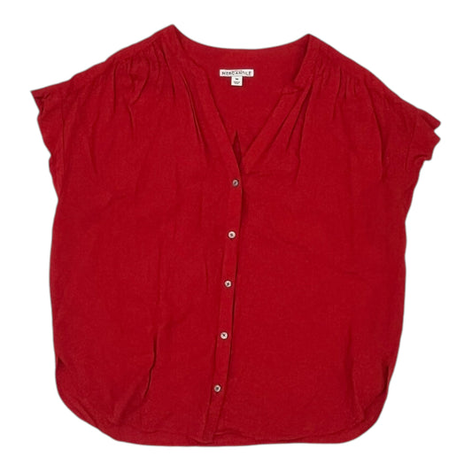 Top Ss By J. Crew In Red, Size:M