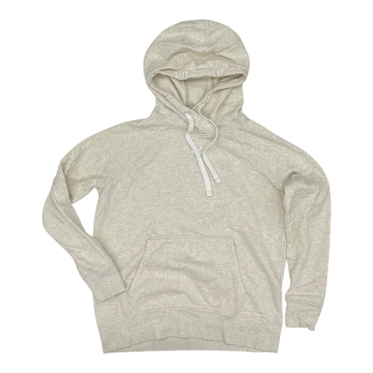 Athletic Sweatshirt Hoodie By Under Armour In Cream, Size:S