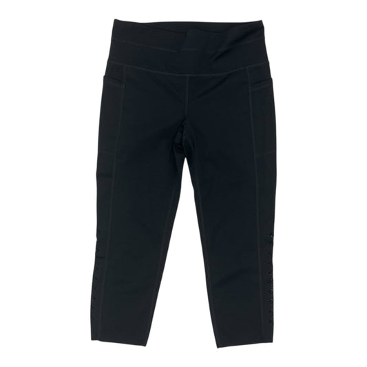 Athletic Leggings Capris By Tangerine In Black, Size:S