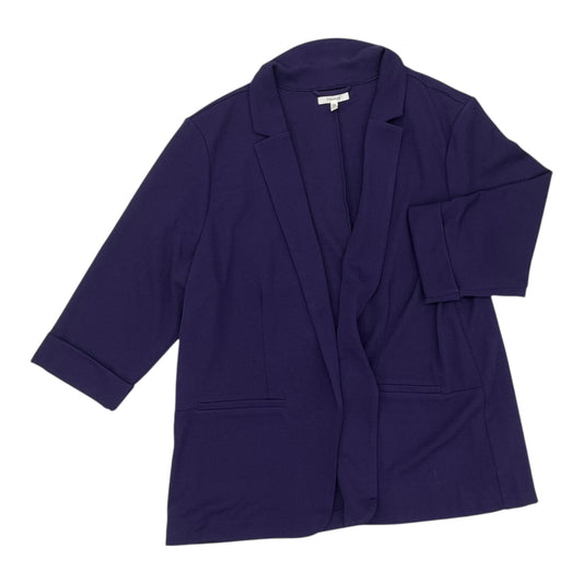 Blazer By Maurices In Purple, Size:1X