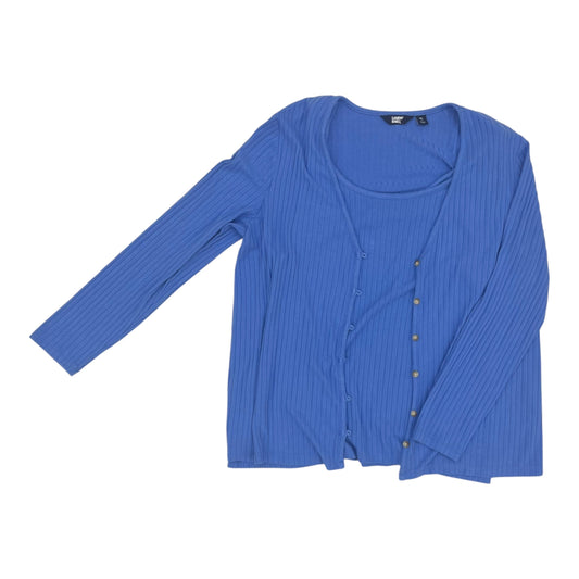 Sweater 2Pc By Lands End In Blue, Size:Xl