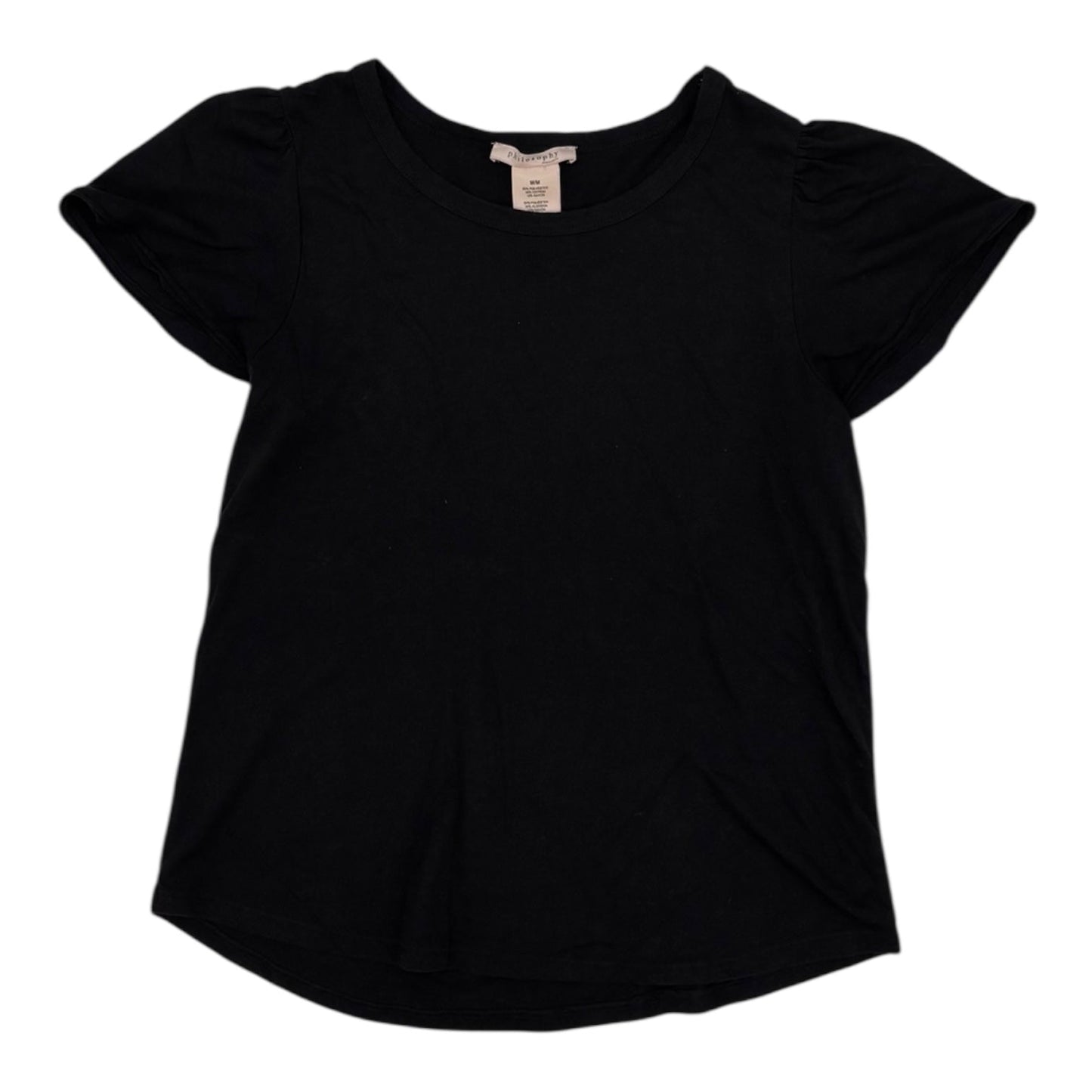 Blouse Ss By Philosophy In Black, Size:M
