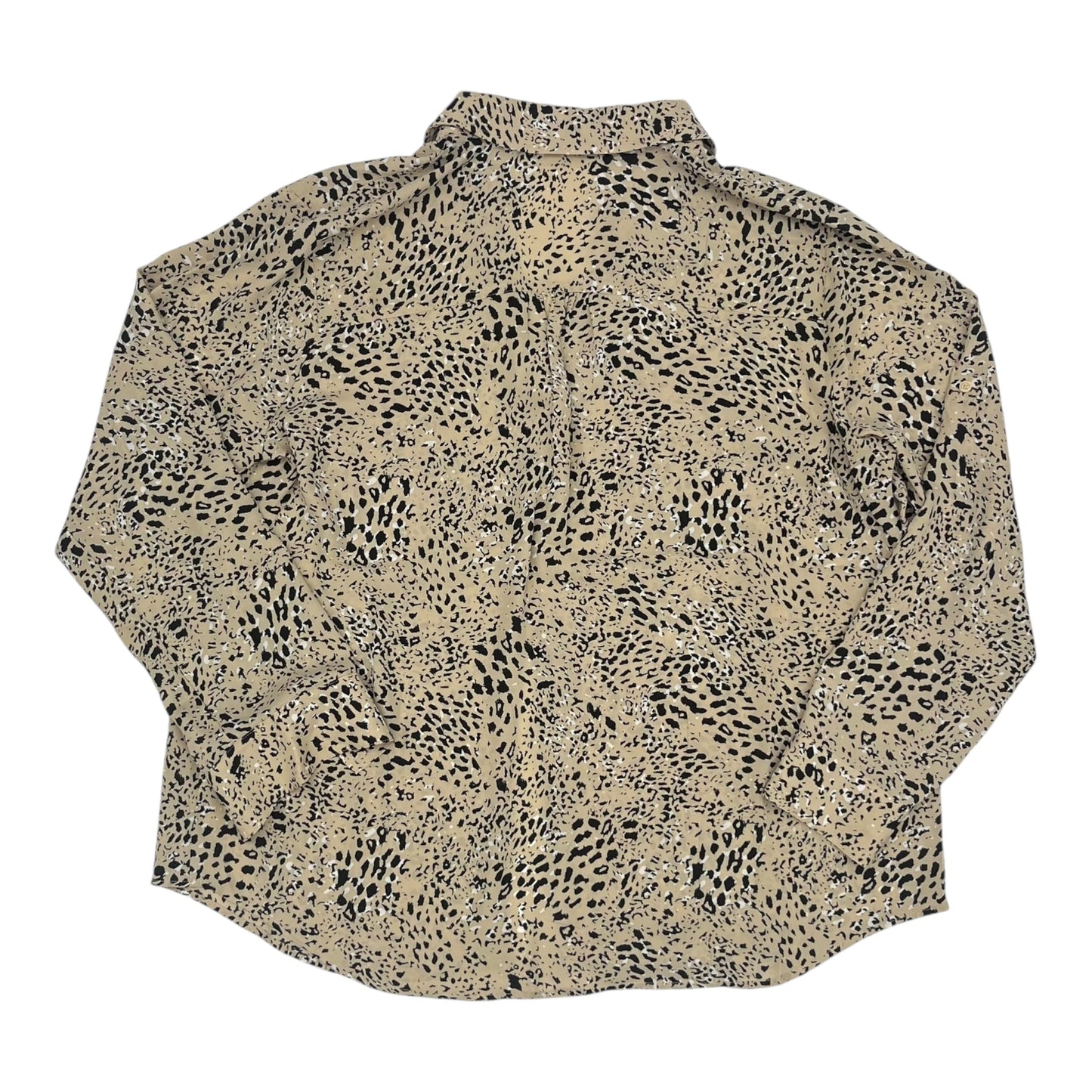 Blouse Ls By Maurices In Leopard Print, Size:Xxl