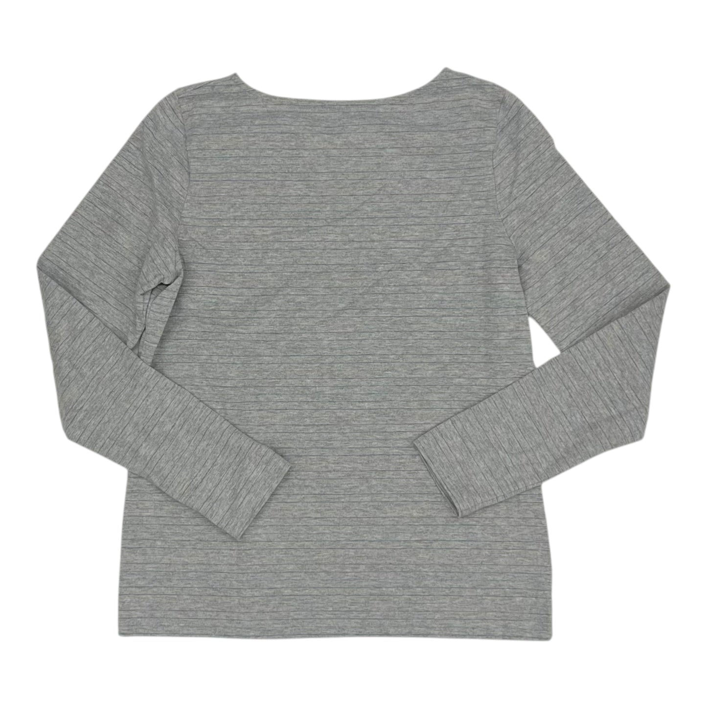 Top Ls Basic By Talbots In Grey, Size:S