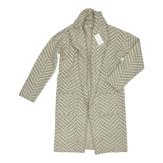Sweater Cardigan By A New Day In Tan, Size:Xs