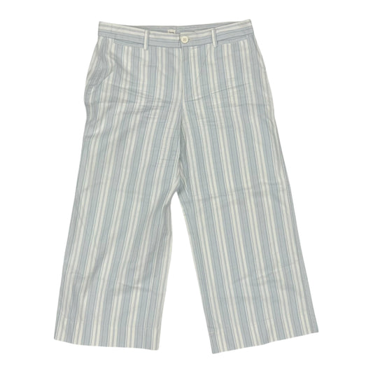 Pants Wide Leg By Gap In Blue & White, Size:12