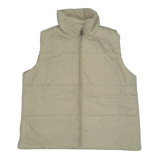Vest Puffer & Quilted By Emery Rose In Tan, Size:3X