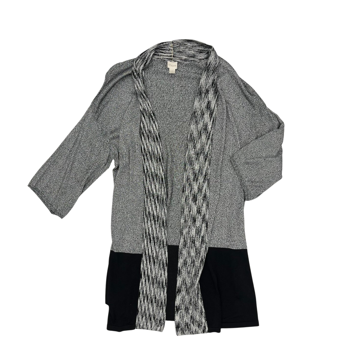 Cardigan By Chicos In Grey, Size:M