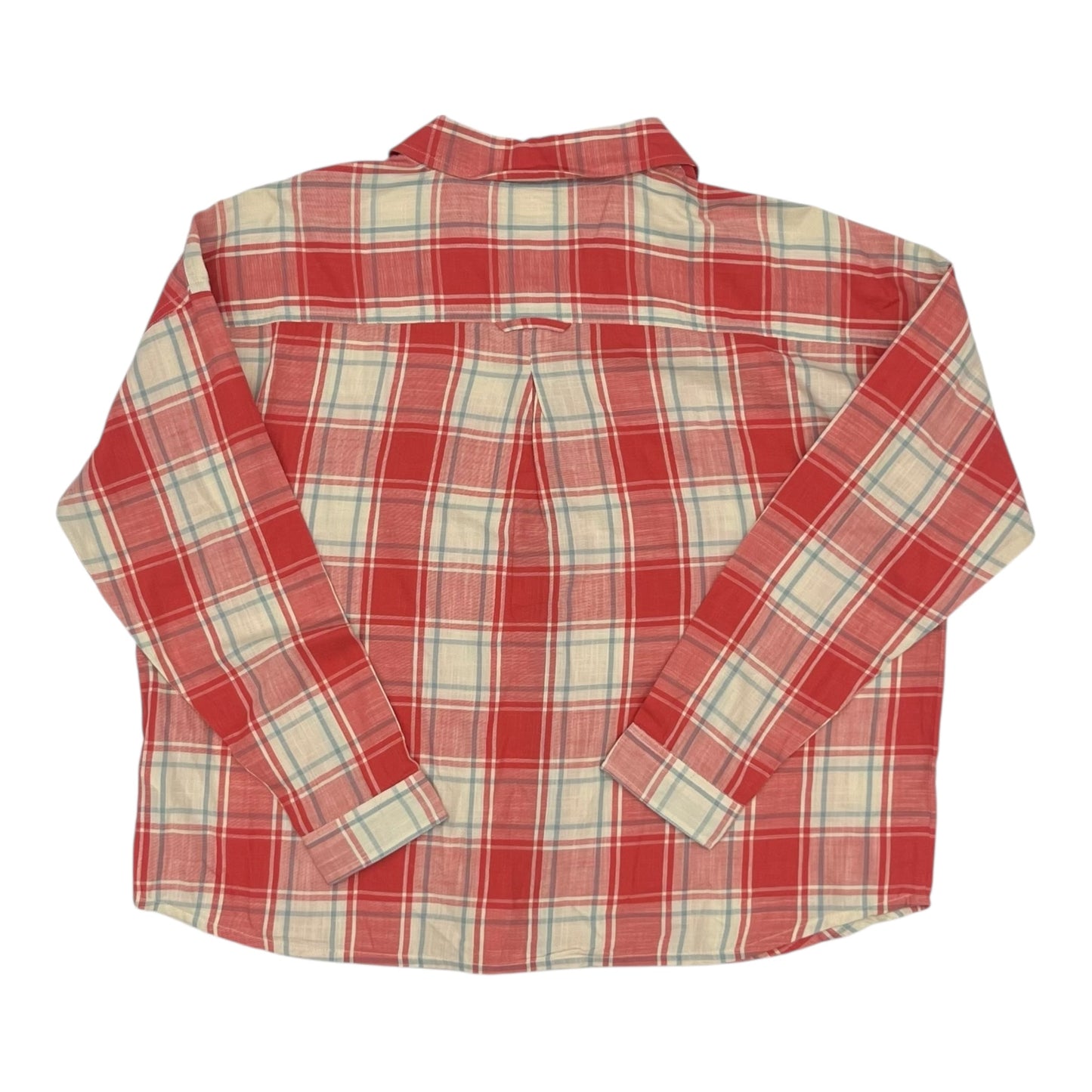 Top Ls By Fatface In Plaid Pattern, Size:L