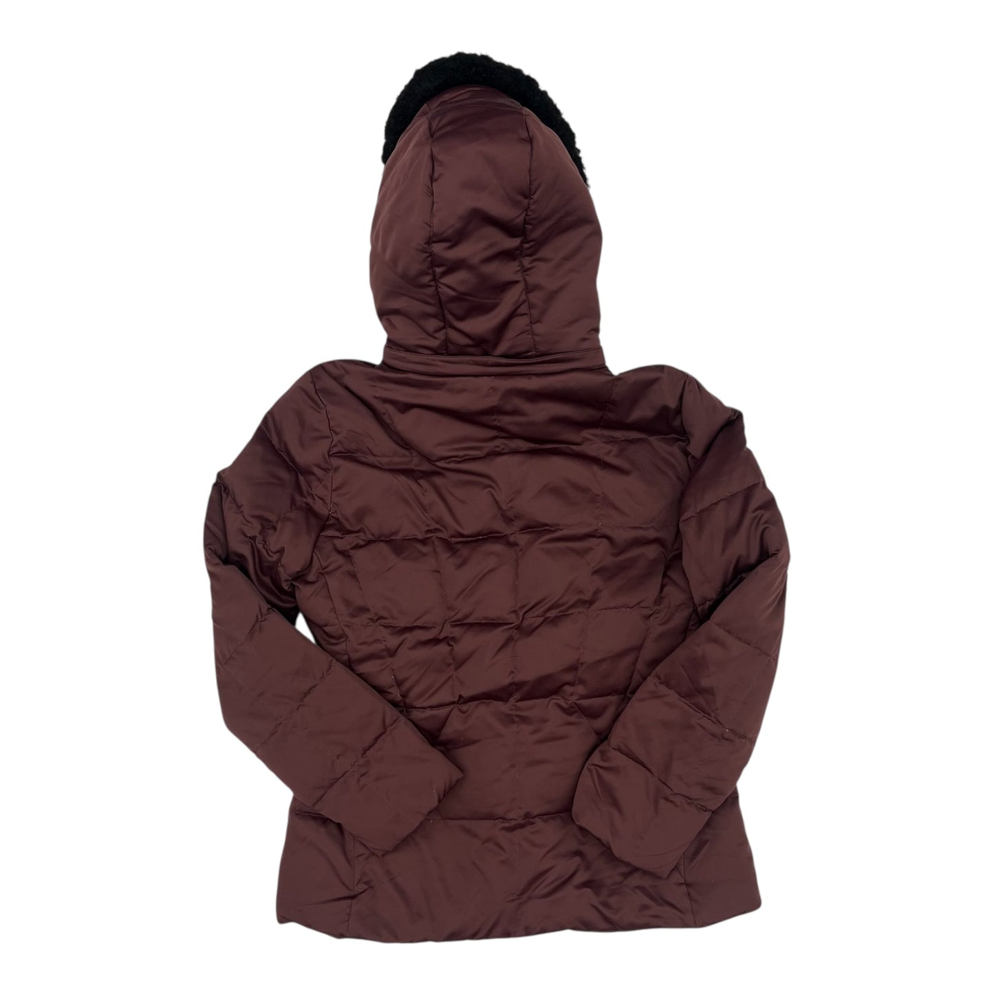 Coat Puffer & Quilted By Calvin Klein In Purple, Size:M