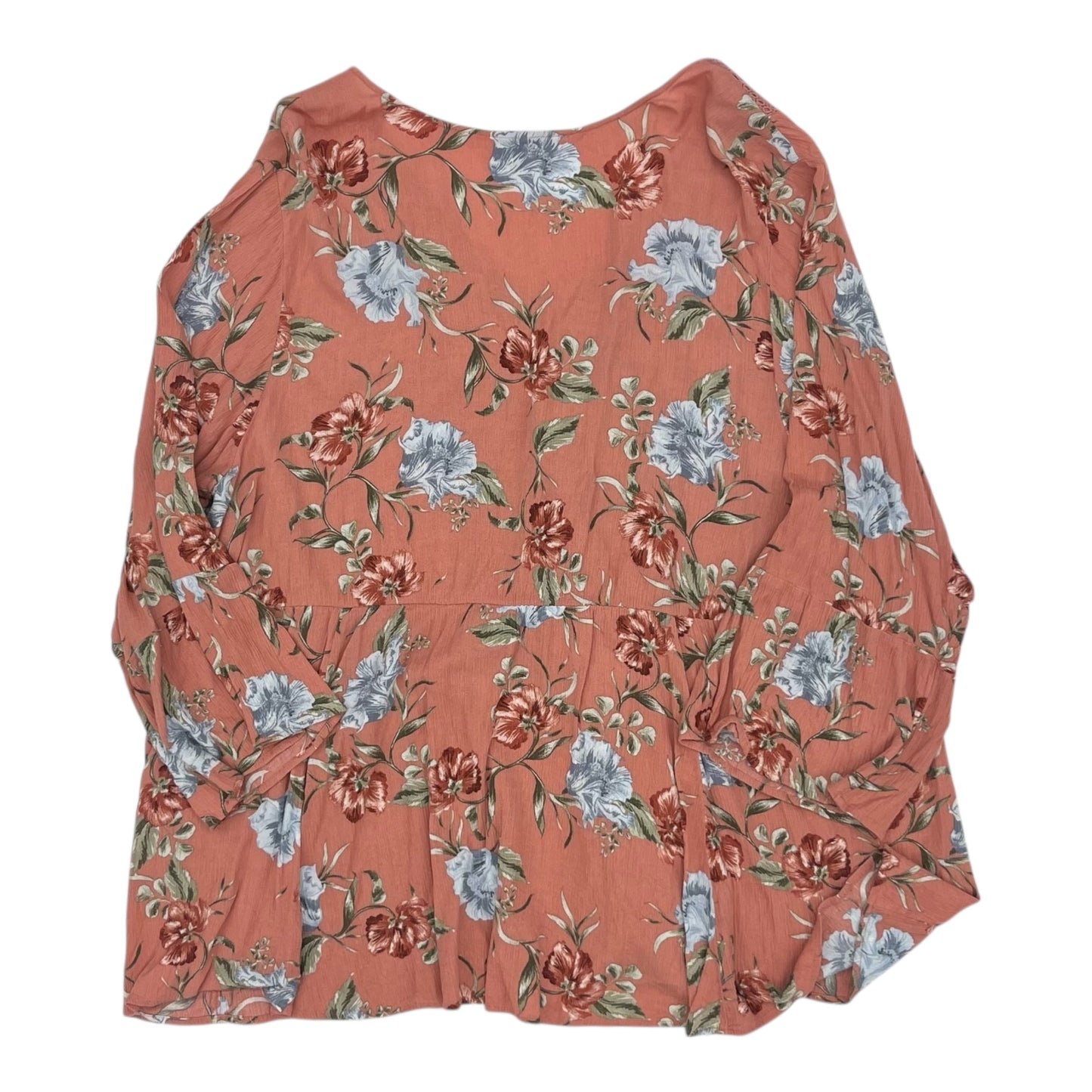 Blouse Ls By Torrid In Floral Print, Size:4X