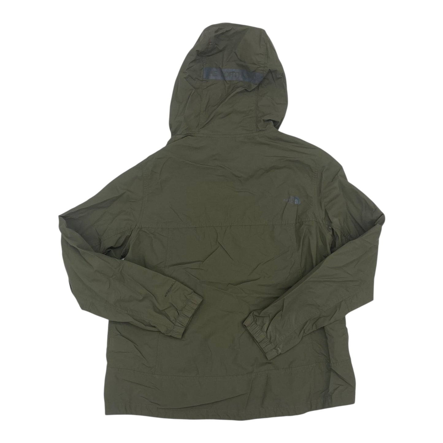 Jacket Windbreaker By The North Face In Green, Size:L