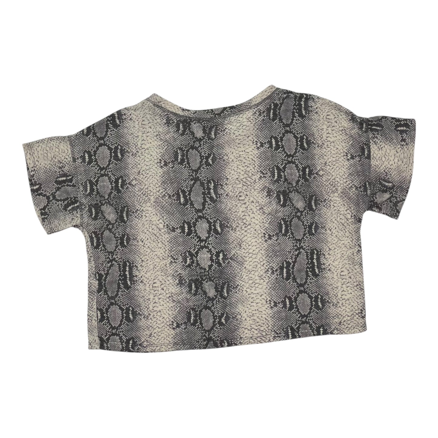 Top Ss By Peach Love Cream California In Snakeskin Print, Size:M