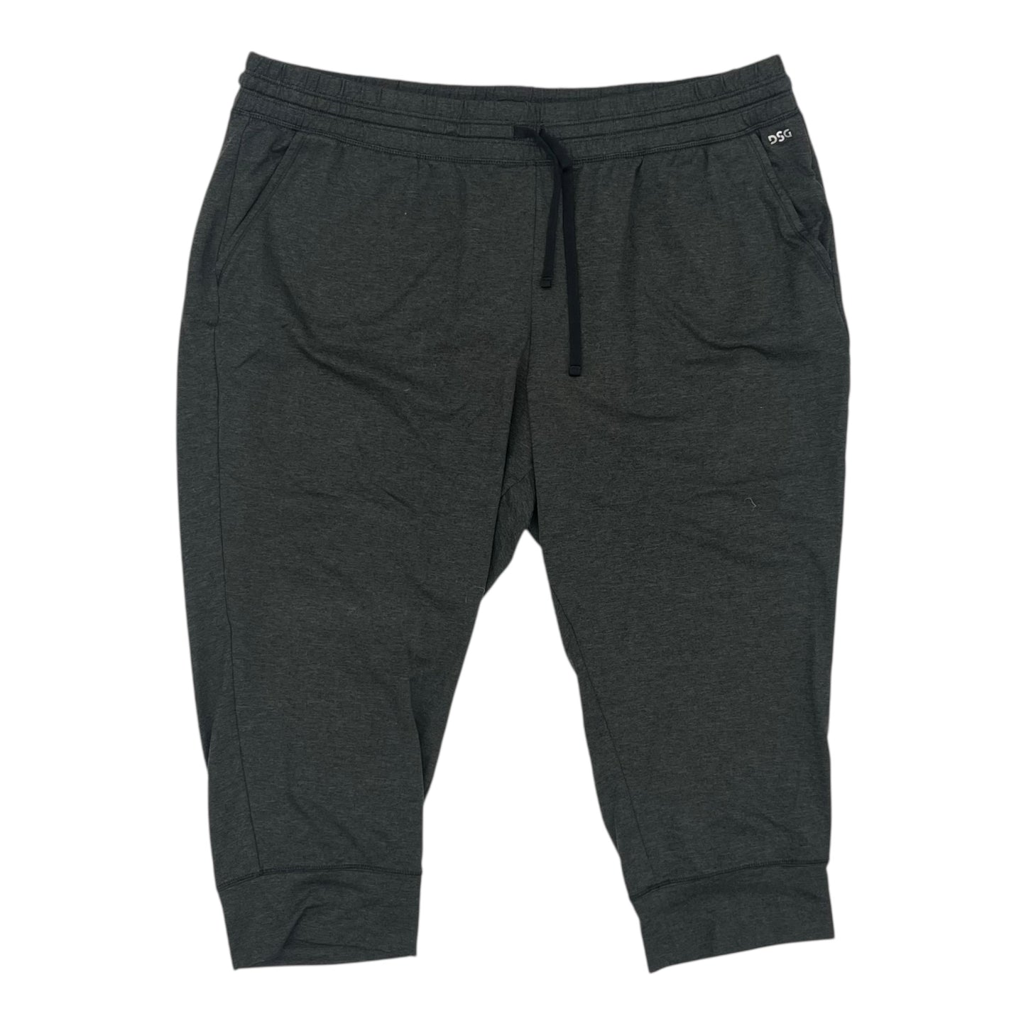 Athletic Capris By Dsg Outerwear In Grey, Size:2X