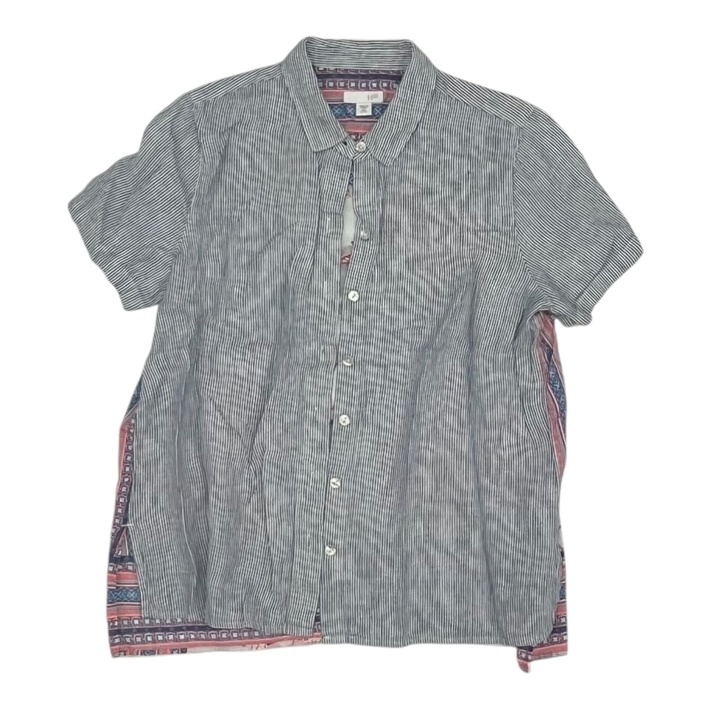 Top Ss By J. Jill In Blue & White, Size:Xsp