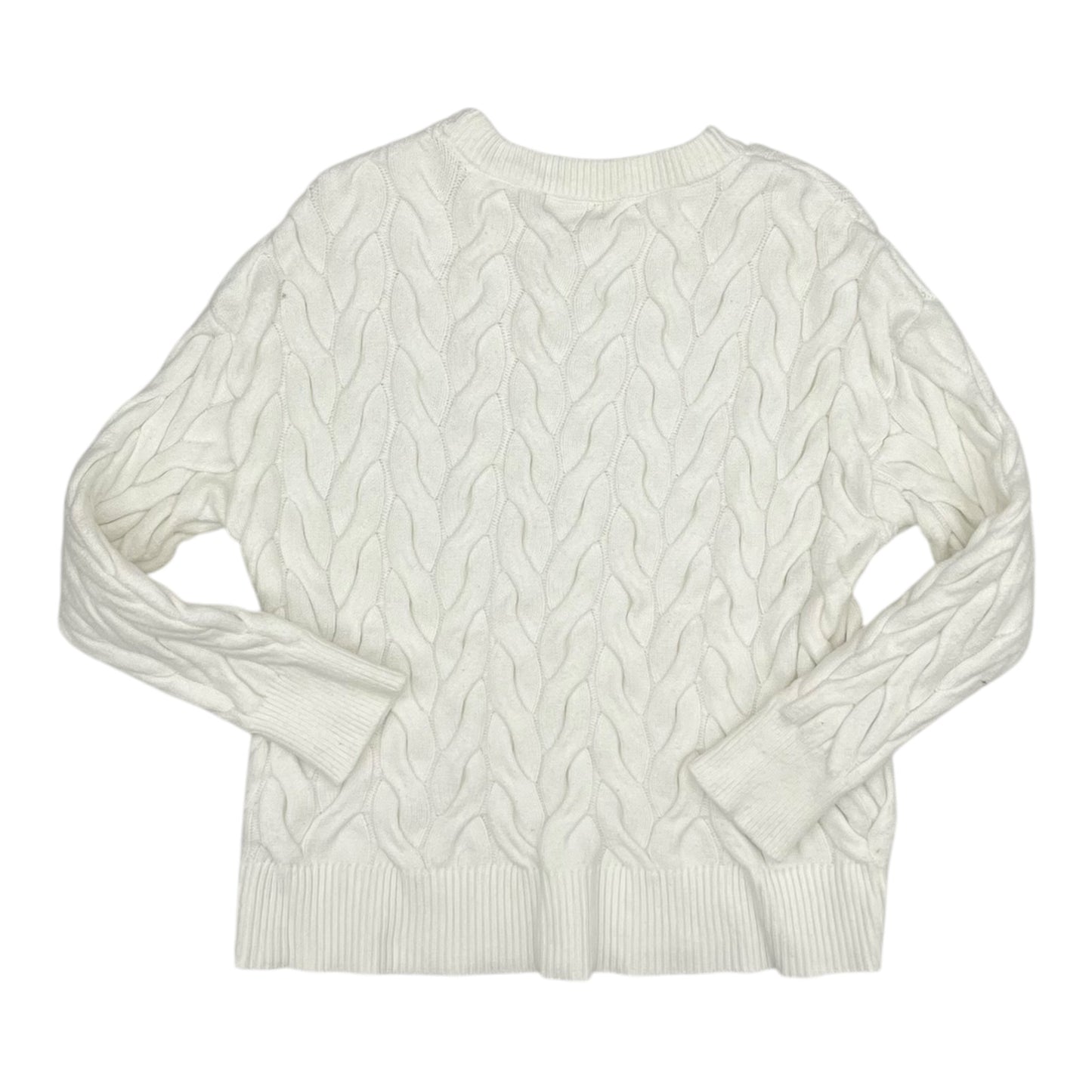 Sweater By Philosophy In White, Size:M