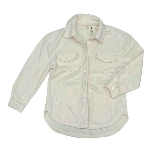 Jacket Shirt By Lou And Grey In Cream, Size:L