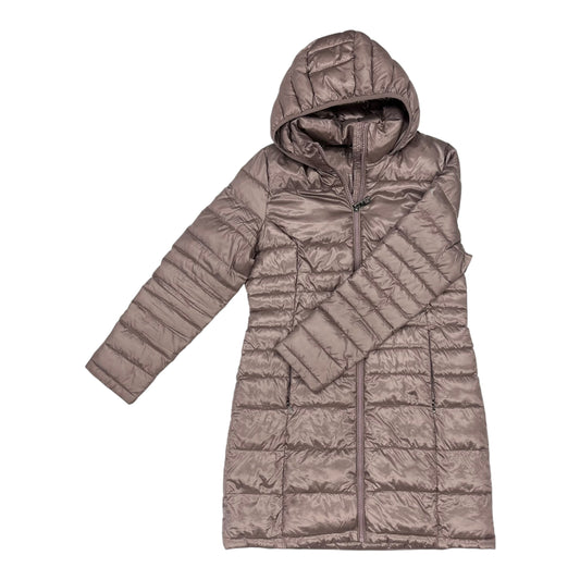 Coat Puffer & Quilted By Calvin Klein In Mauve, Size:L