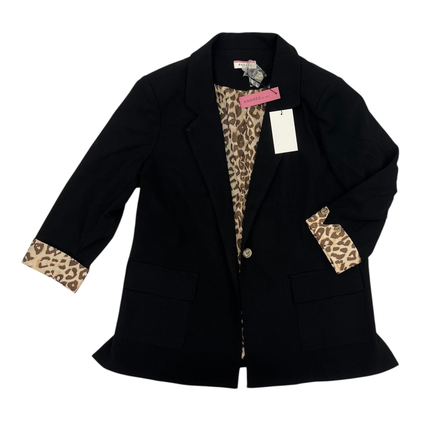 Blazer By Andree By Unit In Black, Size:L