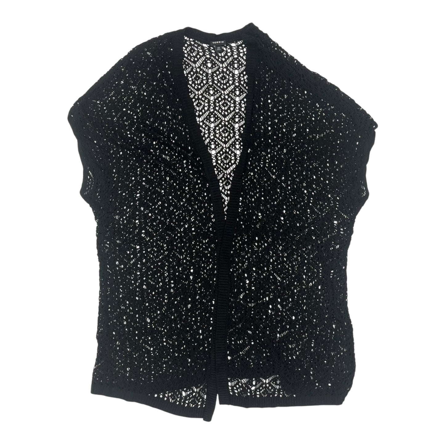 Cardigan By Torrid In Black, Size:1X