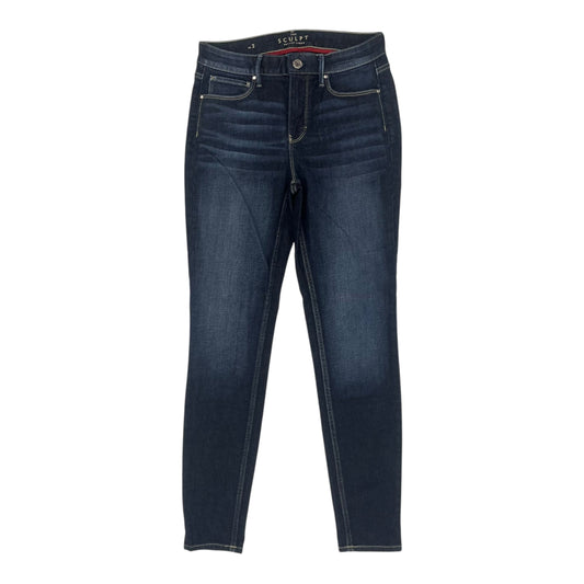 Jeans Skinny By White House Black Market In Blue Denim, Size:2