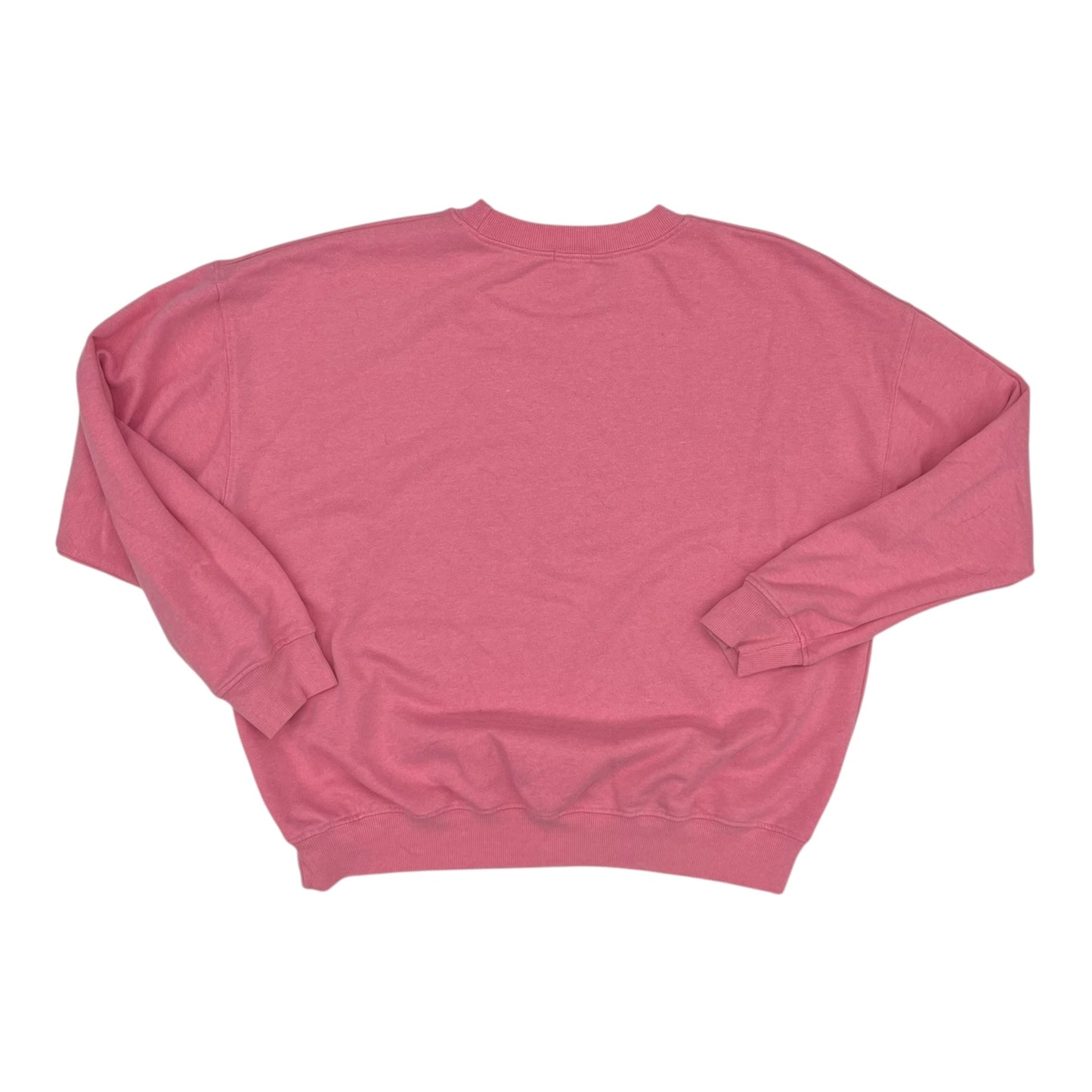 Sweatshirt Crewneck By Clothes Mentor In Cream & Pink, Size:Xl