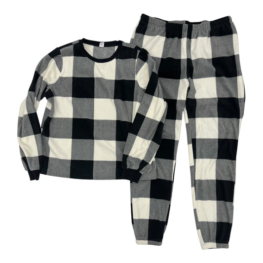 Lounge Set Pants By Old Navy In Black & White, Size:L
