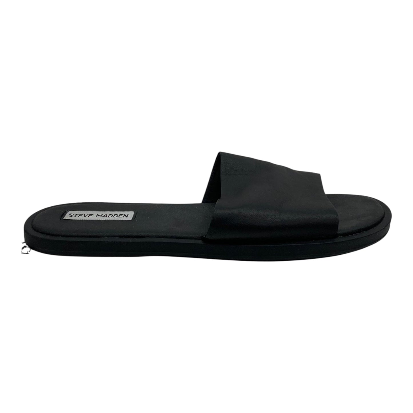Sandals Flats By Steve Madden In Black, Size:10