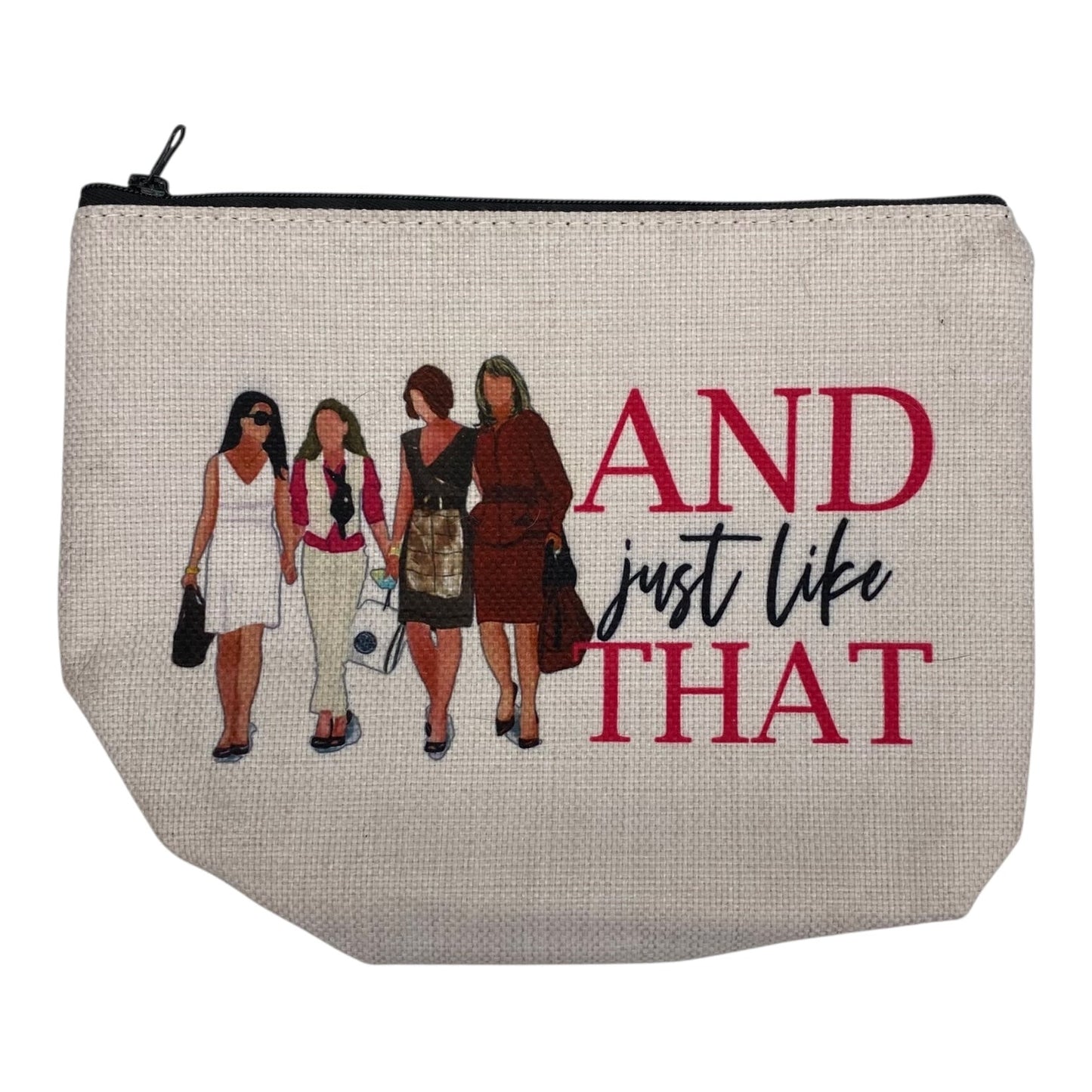 Makeup Bag By Clothes Mentor In Cream, Size:Medium