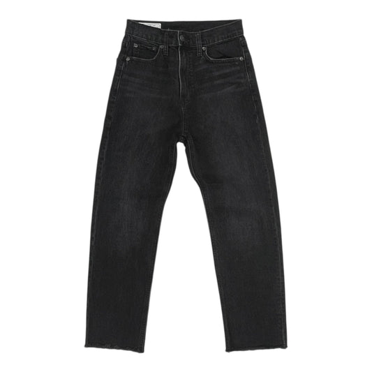 Jeans Straight By Gap In Black Denim, Size:0P