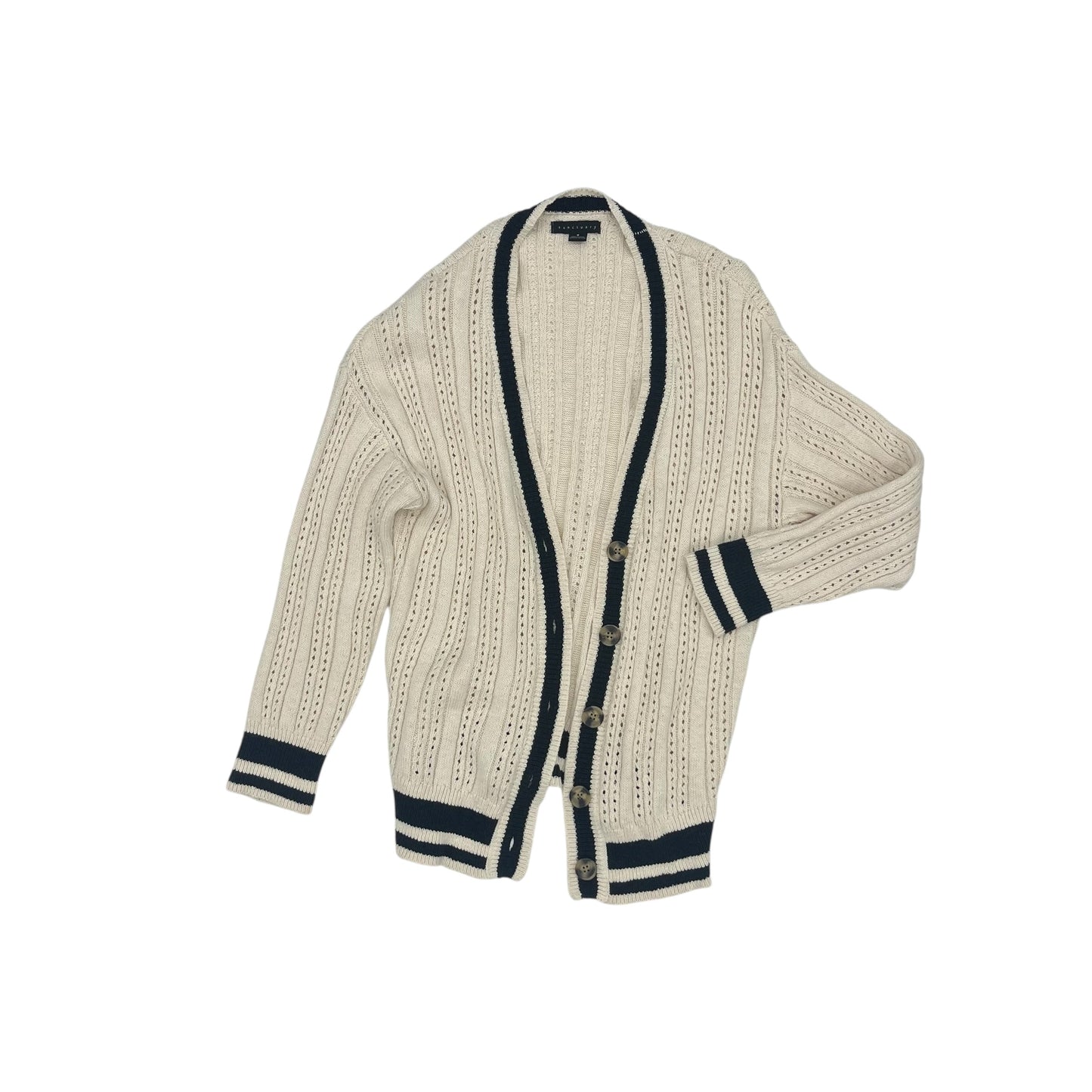 Sweater Cardigan By Sanctuary In Tan, Size:M