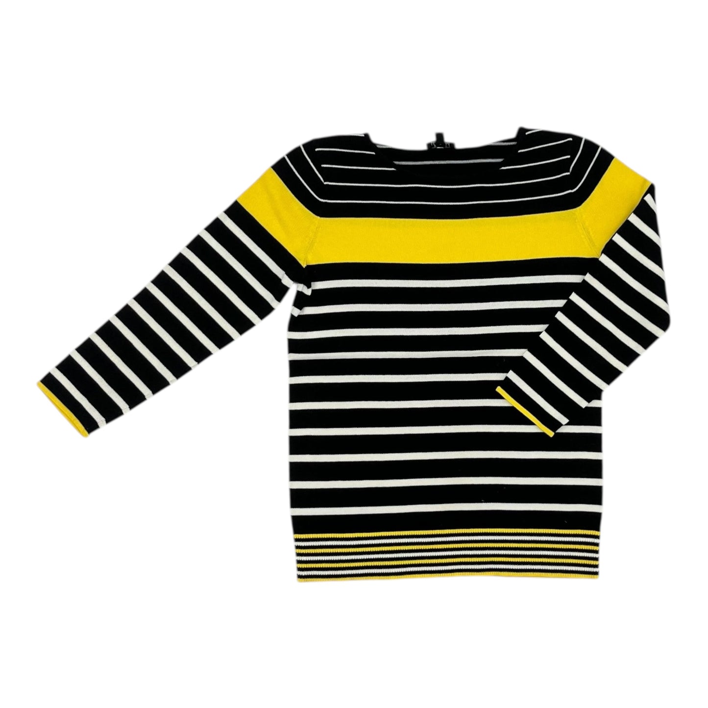 Sweater By Talbots In Blue & Yellow, Size:Xs