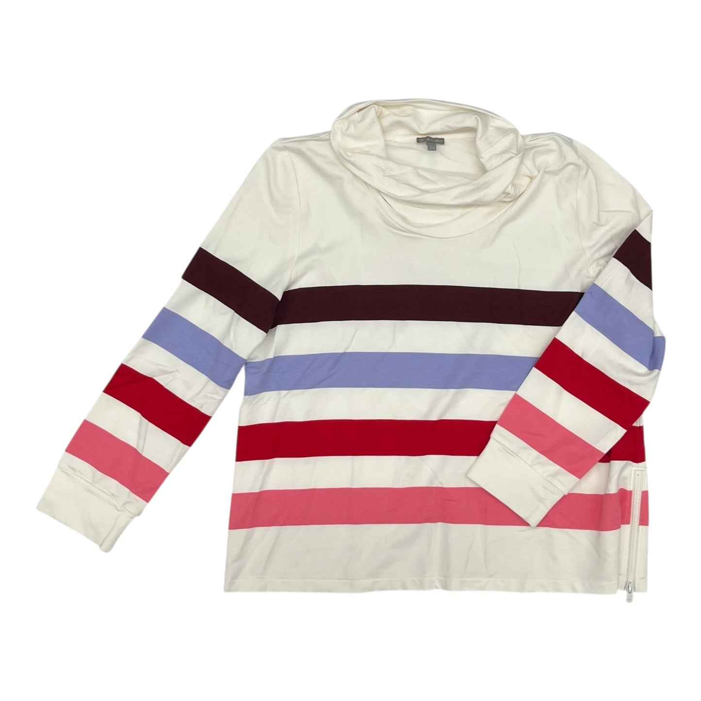 Top Ls By Talbots In Striped Pattern, Size:Xlp