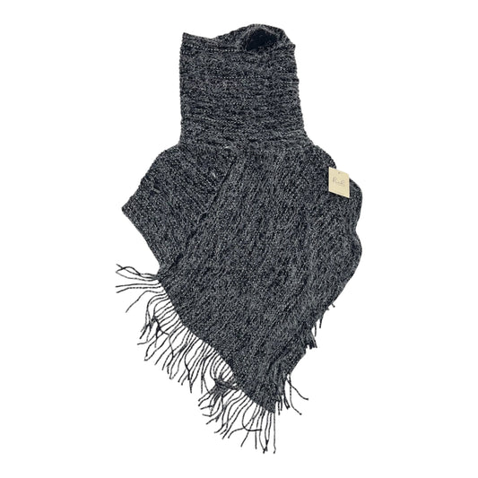 Poncho By Clothes Mentor In Navy, Size:Osfm