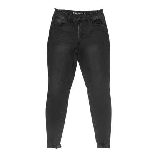 Jeans Straight By Maurices In Black Denim, Size:L