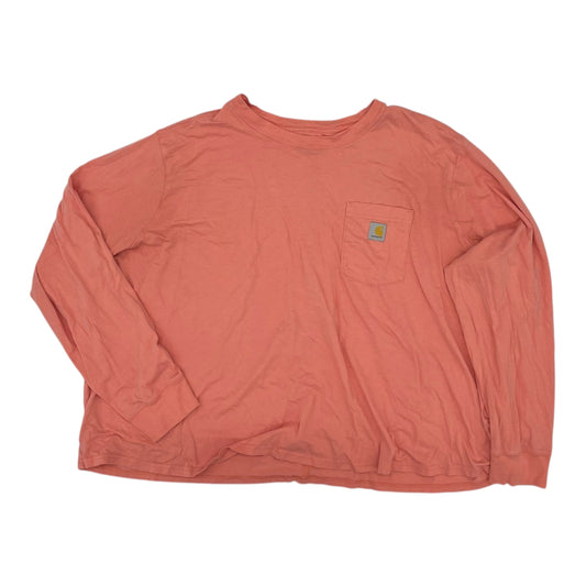 Top Ls By Carhartt In Orange, Size:3X