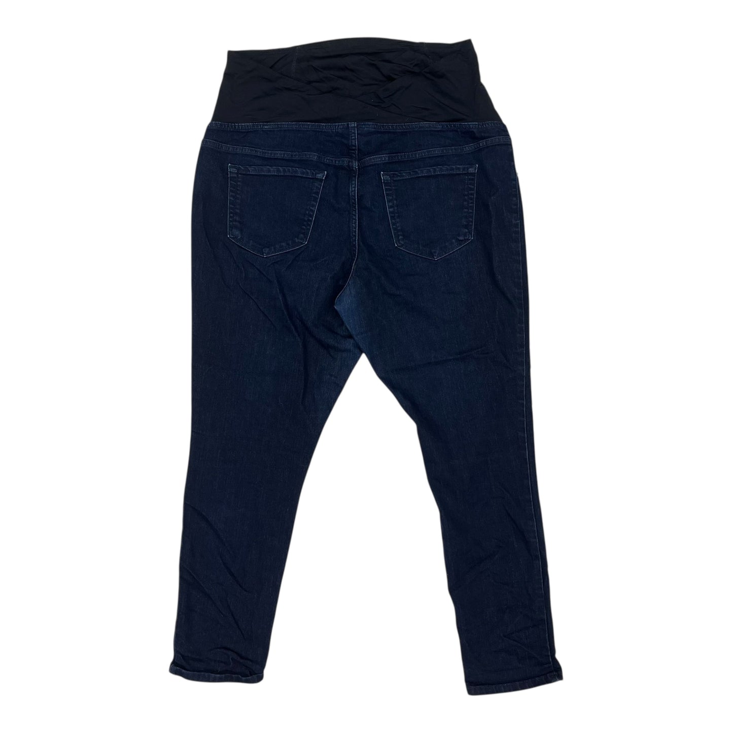 Mat Jeans By Isabel Maternity In Blue Denim, Size:16