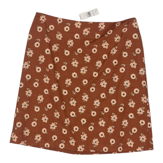 Skirt Mini & Short By Ann Taylor In Orange, Size:6