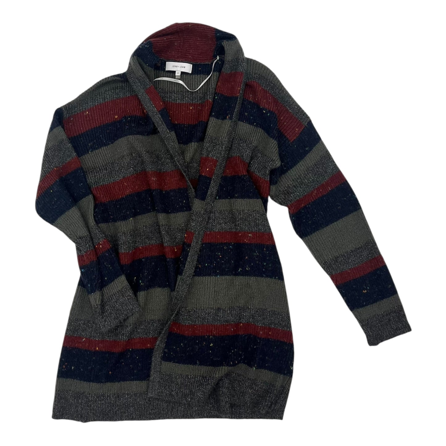 SWEATER CARDIGAN by JOHN + JENN in GREY, Size:S