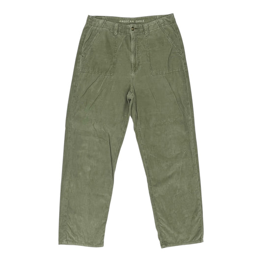 Pants Corduroy By American Eagle In Green, Size:14